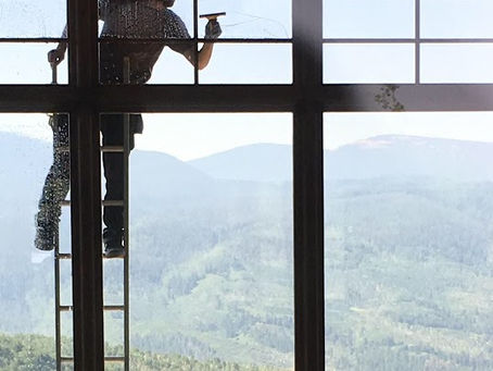 Spring Window Cleaning Hard Water Removal