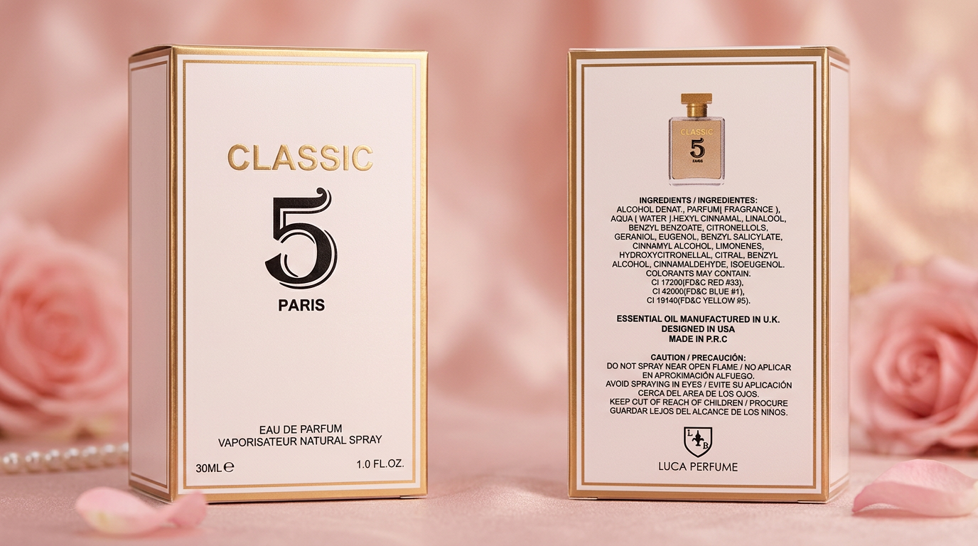Eau De Parfum Classic 5 Paris 30ML