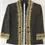 Thumbnail: ST. JOHN Couture 2PCS Knit Jacket Skirt 4 Black Natural Raffia Trim
