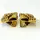 Thumbnail: CHANEL Coco CC Logo Square Gold Plated Clip On Earrings Spring 1996 RARE