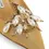 Hình thu nhỏ: MANOLO BLAHNIK Orientalia Pearly Beaded Mule 38.5 Slide 8. 5 Gold Kitten