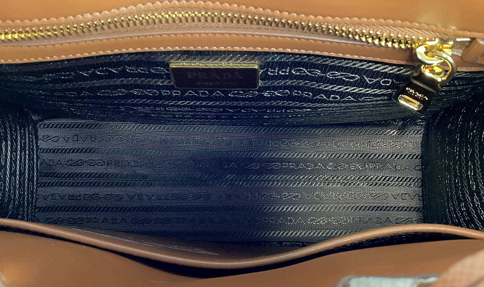 Hình thu nhỏ: NEW PRADA Symbole Embroidered Fabric Small Handbag Satchel Pattern Tobacco White