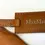 Hình thu nhỏ: MAX MARA Leather Flat Tote Shoulder Bag Crossbody Large Brown Black White L