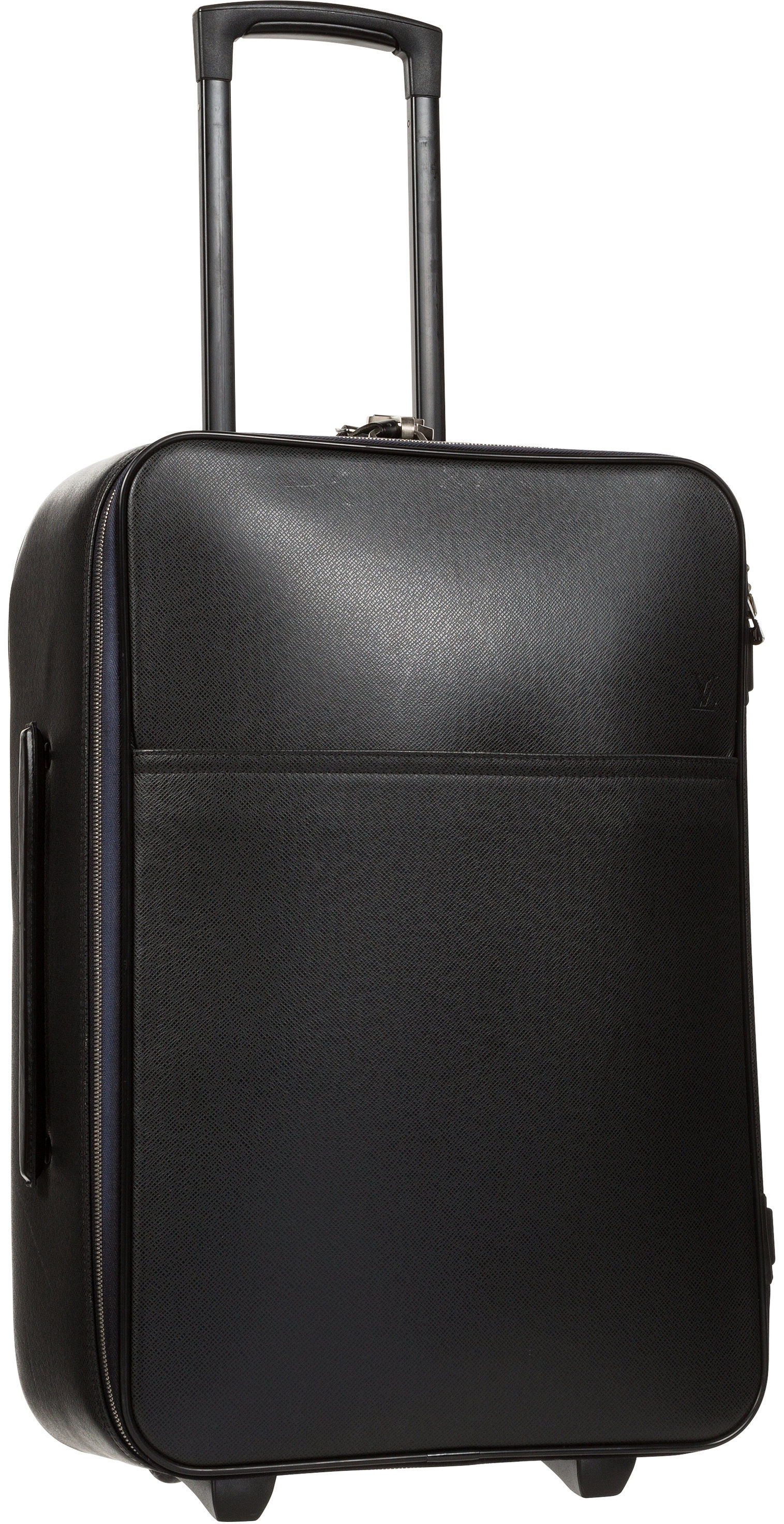 LOUIS VUITTON Black Taiga Leather Pegase Legere Suitcase 55 M23312 Unisex