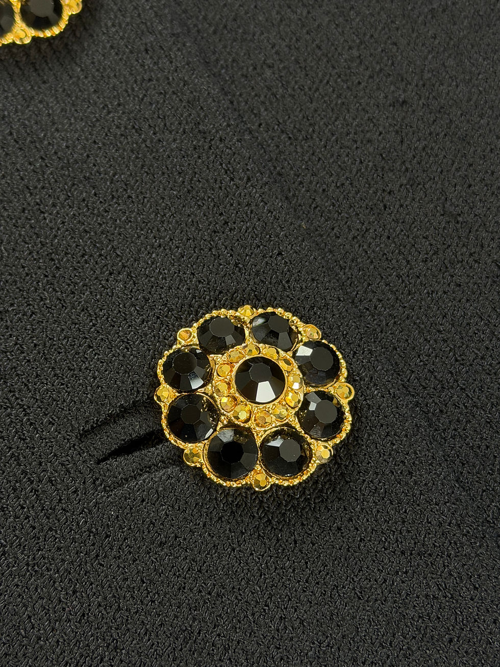 Miniatura: ST. JOHN Evening Santana Knit Jacket 8 Black Embellished Gold Pattern