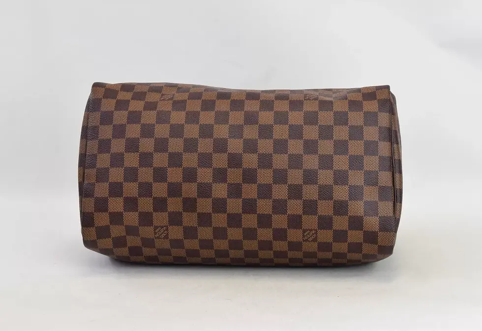 Thumbnail: LOUIS VUITTON Monogram Damier Ebene Canvas Speedy 35 Duffle Handbag N41363