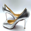 Miniatura: NEW CHRISTIAN LOUBOUTIN Very Prive Peep Open Toe Pumps Silver 40 10 Shoes Heels