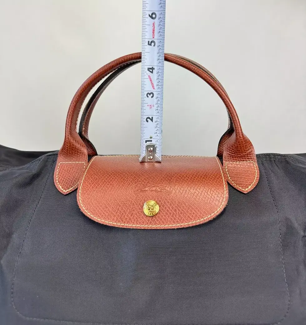 Miniatura: LONGCHAMP Le Pliage Original Tote XLarge Black Expandable Travel Bag XL