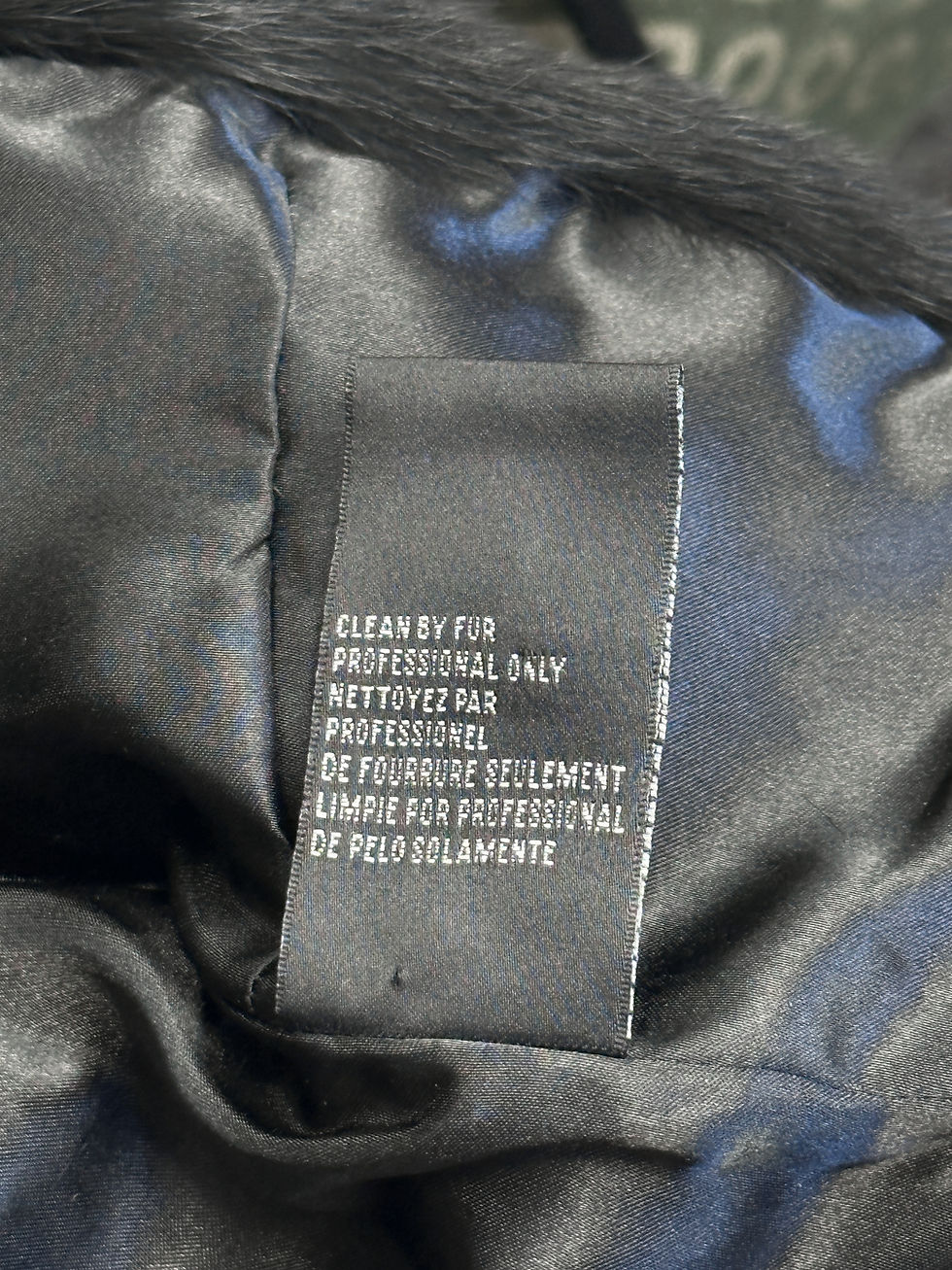 Thumbnail: Y2K BEBE Black 100% Dyed Rabbit Fur Silk Bow Crop Bolero Shawl XS