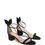 縮圖：NWB AQUAZZURA Suede 55mm Bow Tie Sandals 38 Black Strappy Open Toe Block Heels