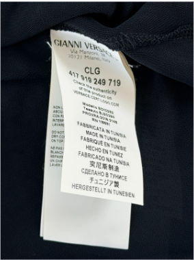 縮圖：VERSUS VERSACE Lion Head Medallion T-Shirt 42 6 Black Silver Short Sleeves