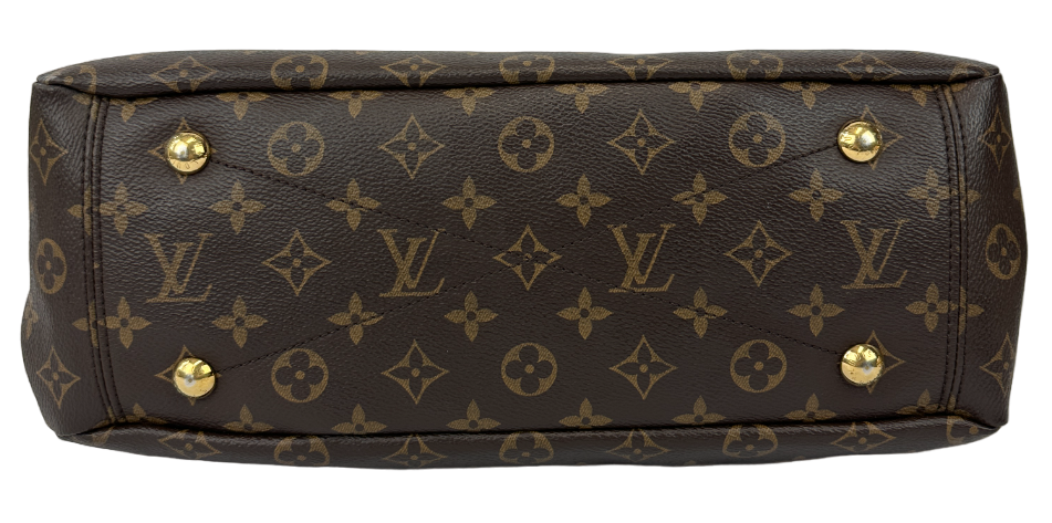 Miniatura: LOUIS VUITTON Pallas Monogram Canvas Two Way Bag MM Brown Cerise M41175