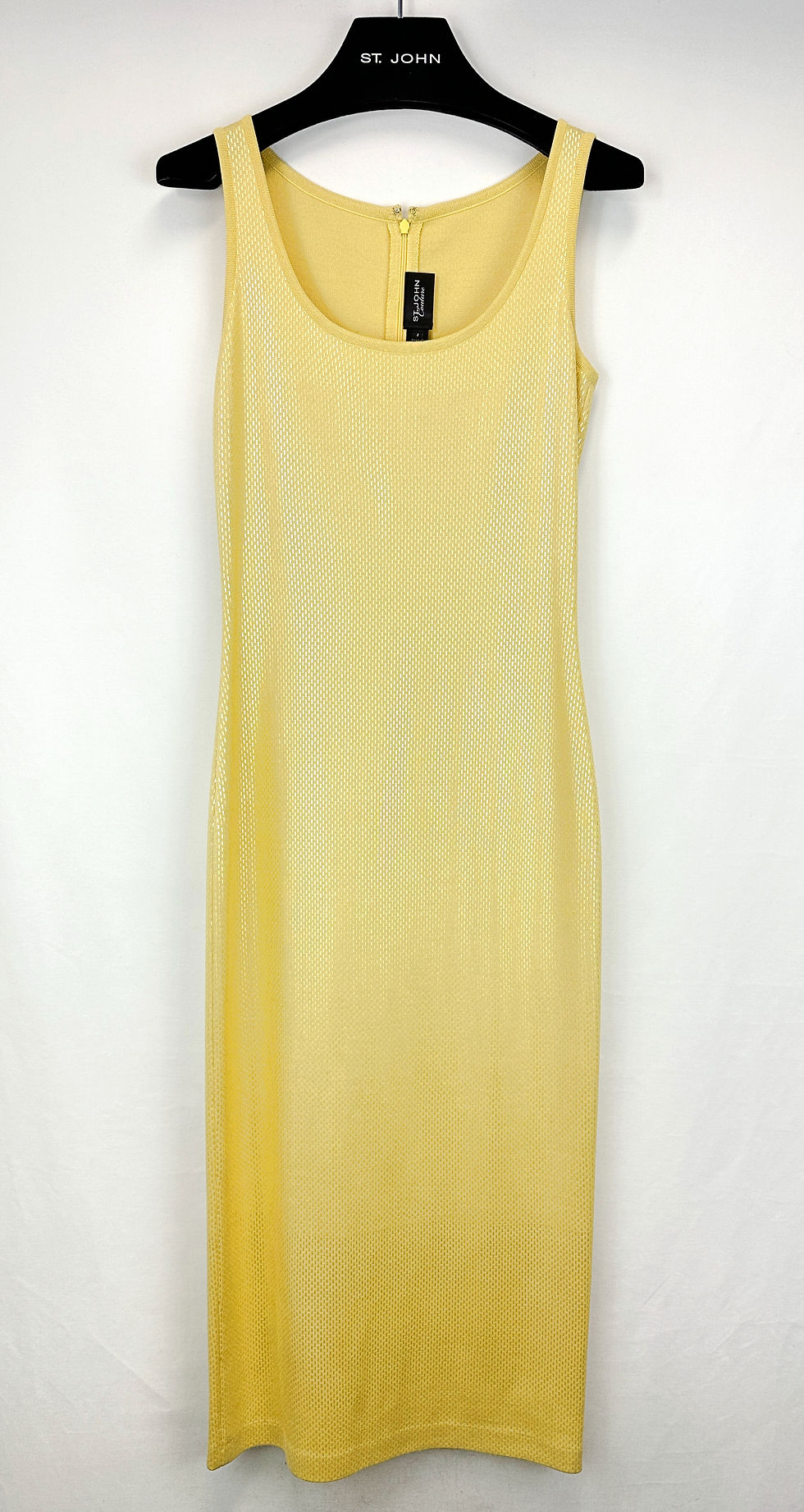 Thumbnail: ST. JOHN COUTURE Milano Knit Maxi Dress 2 Lemon Grass Paillette