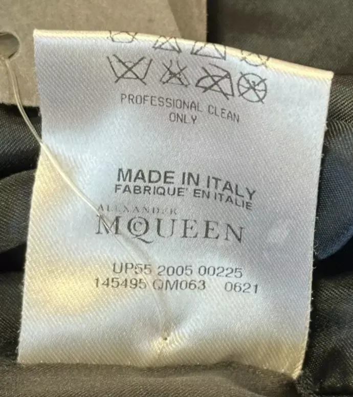 縮圖：ALEXANDER MCQUEEN Silk Velvet Quilted Long Coat 42 6 Black Single Breasted