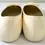 Hình thu nhỏ: ROGER VIVIER Gommette Patent Leather Resin Flats 38.5 8.5 US Cream Buckle Ivory