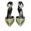 Hình thu nhỏ: BRIAN ATWOOD Mercada Leather Pumps 7.5 Metallic Snake Embossed Studded
