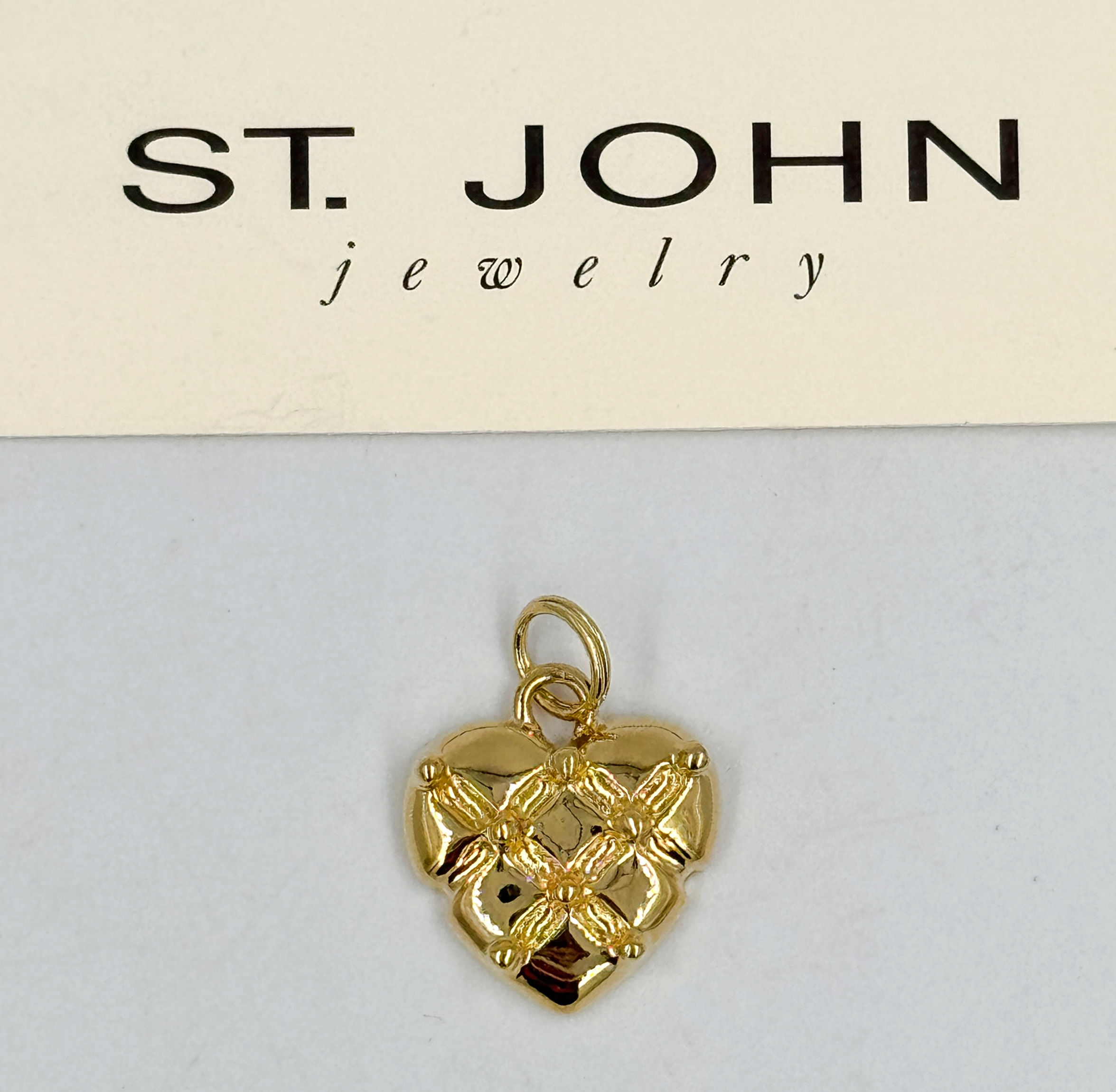 ST. JOHN KNITS Zipper Pull Puller Slider 24K Gold Plated Replacement Signed