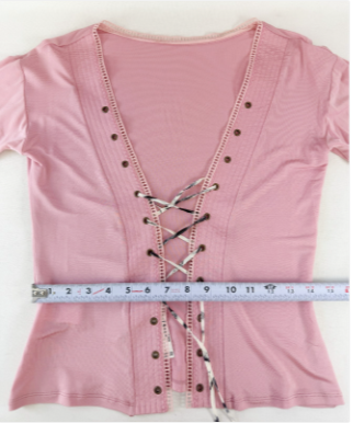 Thumbnail: CLASS ROBERTO CAVALLI Lace Up Top + Maxi Skirt 42 IT 8 US 44 IT 10 US Pink