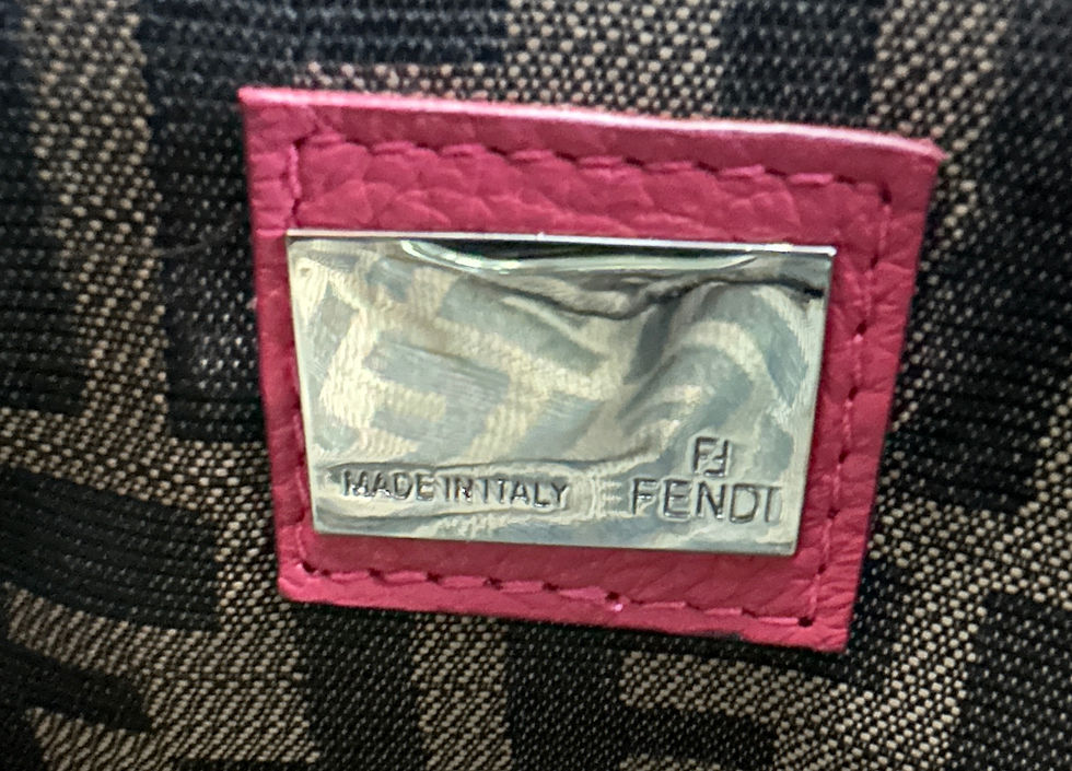 Thumbnail: FENDI Mauve Nylon Spy Bag Pink Ribbon Quilted Crystal Large Tote Limited Edition