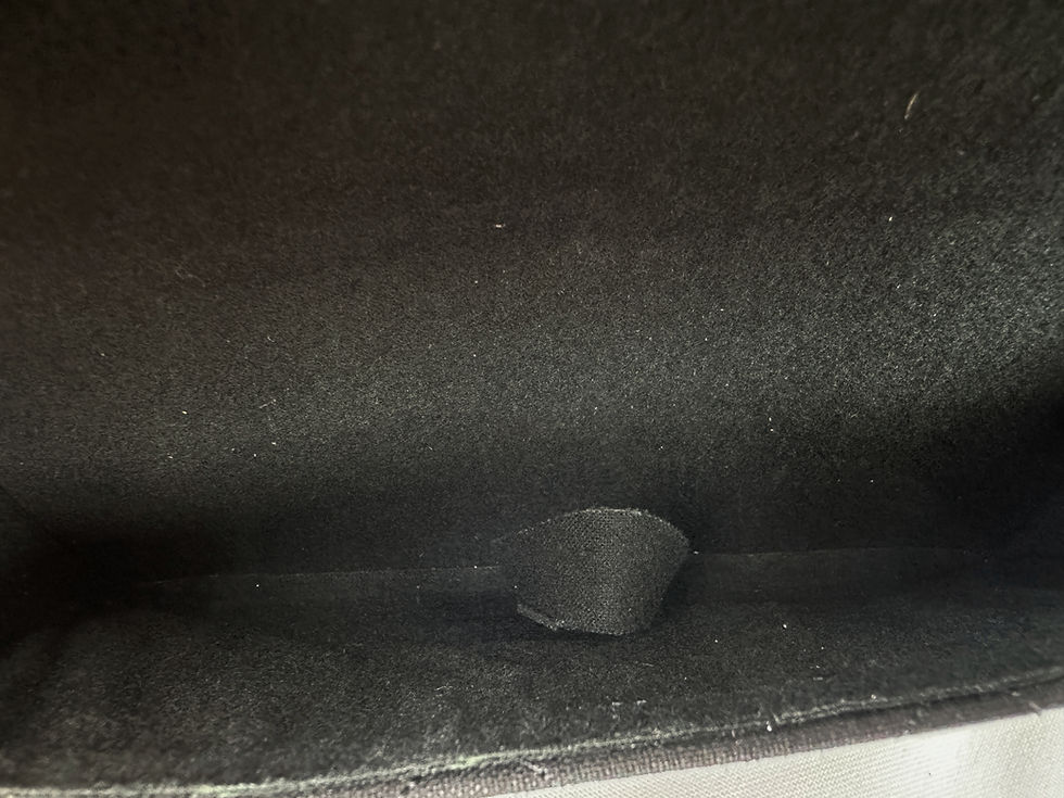 縮圖：CHANEL Black Quilted Fabric Gold CC Logo Glasses Sunglasses Soft Case