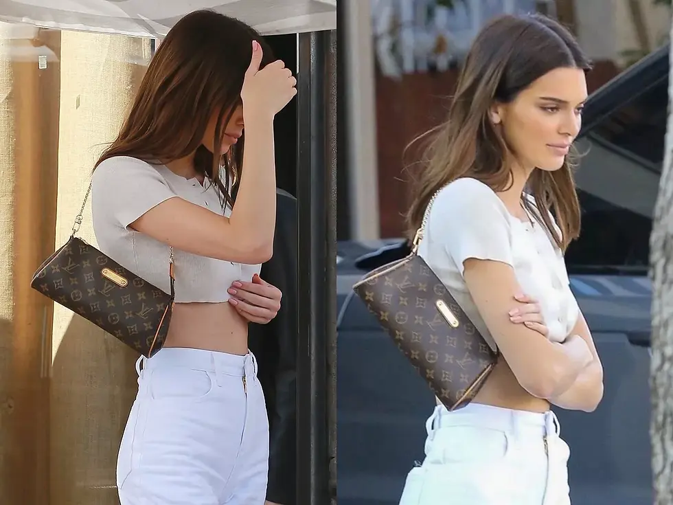 Hình thu nhỏ: LOUIS VUITTON Monogram Canvas Eva Pochette Shoulder Bag S Brown M95567