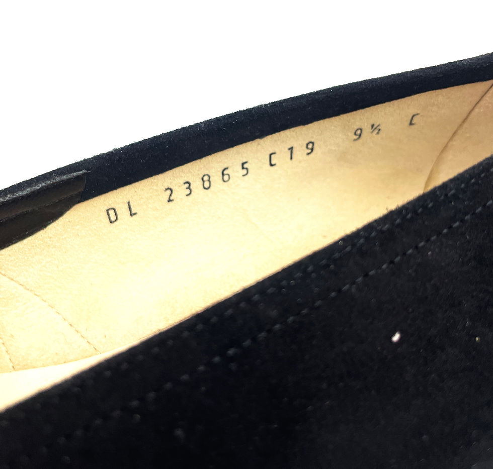 Hình thu nhỏ: NEW SALVATORE FERRAGAMO Audrey Suede Ballet Flat 9.5C Black Buckle Leather Strap