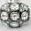 Thumbnail: NWT ST. JOHN Chunky Ring Embellished Swarovski Crystals Signed Gunmetal Gray 7