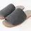Miniatura: BRUNELLO CUCINELLI Monili Leather Slip On Sandals Slides 39 Steel Grey Beaded 9
