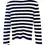Miniatura: CELINE Wool Turtleneck Long Sleeve Top Sweater Small Black White Stripes S