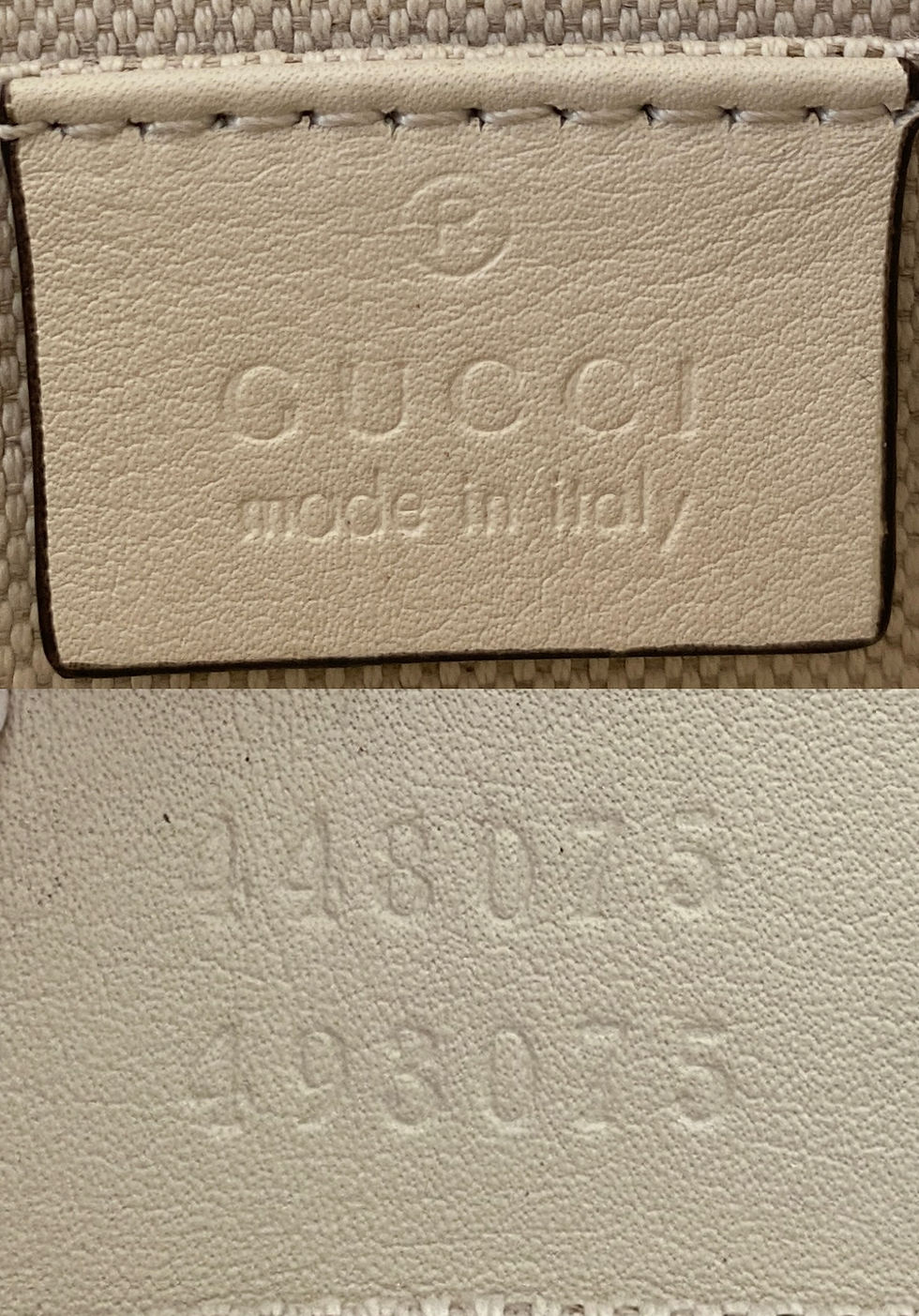 Miniatura: GUCCI Dionysus White Blue Red Medium Bamboo Top Handle Leather Bag 448075