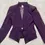 Thumbnail: GIVENCHY COUTURE 2PCS Jacket Maxi Skirt Suit 36 4 Purple Single Breasted