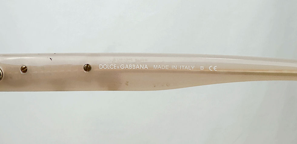 縮圖：DOLCE & GABBANA Cream Sicilian Baroque Gold Rose Embellished Sunglasses DG4167A