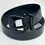 Hình thu nhỏ: MAX MARA Shiny Leather Belt Medium Black Oversized Buckle Wide 1.5"