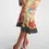 Thumbnail: DOLCE & GABBANA Capri Printed Silk Midi Skirt 44 Green Multi Polka Dot 8 US