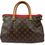 Hình thu nhỏ: LOUIS VUITTON Pallas Monogram Canvas Two Way Bag MM Brown Cerise M41175