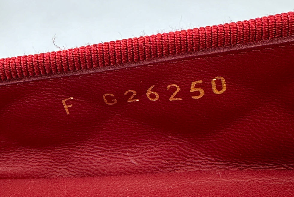 Miniatura: CHANEL Leather Ballet Flats 37.5 Red Cap Toe CC Bow Logo Quilted 7 Slip On
