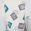 Miniatura: ST. JOHN Ivory Mailing Stamps Motif Sweater Top Medium