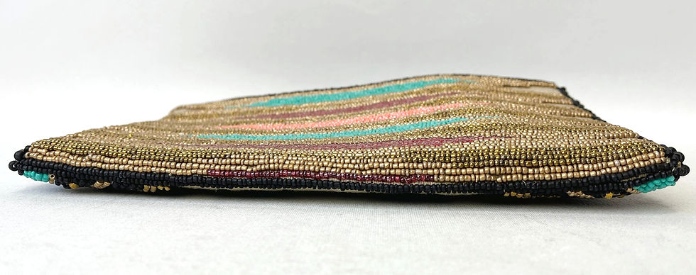 Miniatura: NEW MARY FRANCES Frida Beaded Embroidered Clutch Crossbody