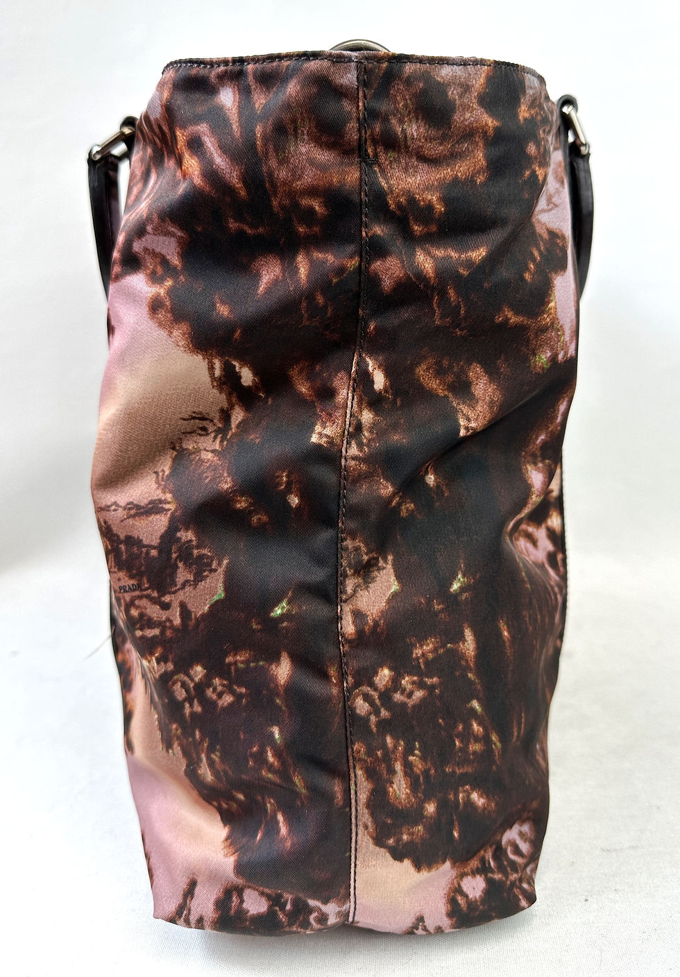 縮圖：PRADA Multicolor Floral Temple Printed Tessuto Nylon Convertible Large Tote Bag
