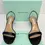 縮圖：AQUAZZURA So Nude 50 mm Leather Slingback Kitten Sandals 39 Black 9 Open Toe