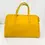 Hình thu nhỏ: BVLGARI Leather Hand Bag Boston Bag Crossbody Tote Medium Yellow RARE