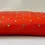 Hình thu nhỏ: CLARE V. Soft Leather Clutch Orange Pouch Medium Silver Studded Logo Zipper