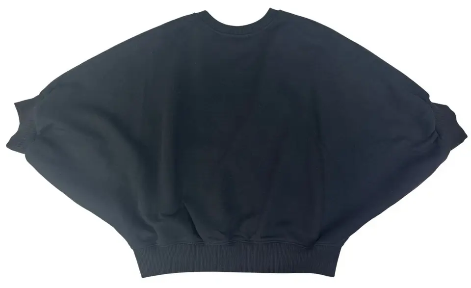 縮圖：YSL YVES SAINT LAURENT Cotton Short Bomber Jacket Small Black Batwing Sleeves S