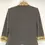 Thumbnail: ST. JOHN Couture 2PCS Knit Jacket Skirt 4 Black Natural Raffia Trim