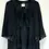 Miniatura: CHANEL Knit Open Cardigan Jacket 38 6 US Black Bow Tie Vinyl Trimming