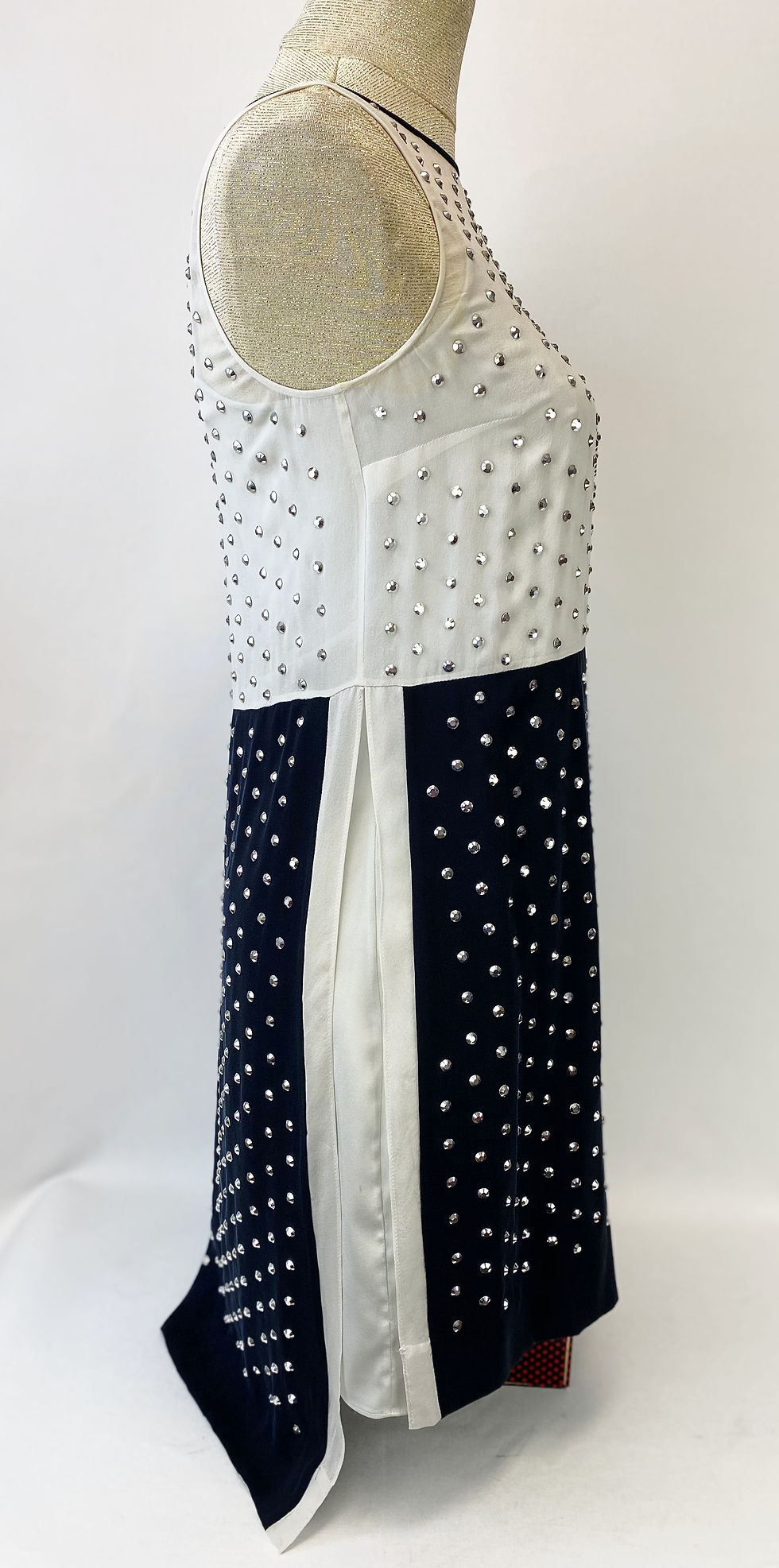縮圖：DVF Diane von Furstenberg 2 Piece ABRIELLE CRYSTAL STUDDED DRESS 2 Small