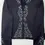 Miniatura: ST. JOHN Evening Black Knit Jacket 14 Zip Up Embroidered Sequin Vintage Santana