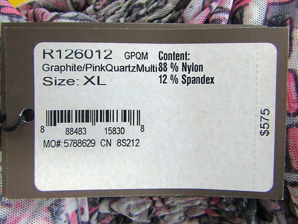 縮圖：NWT ST JOHN SPORT Multicolor Graphite Pink Print Keyhole Stretchy Dress XL 12