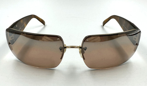 CHANEL 4095-B Amber Lens Tortoise Frame CC Swarovski Crystal