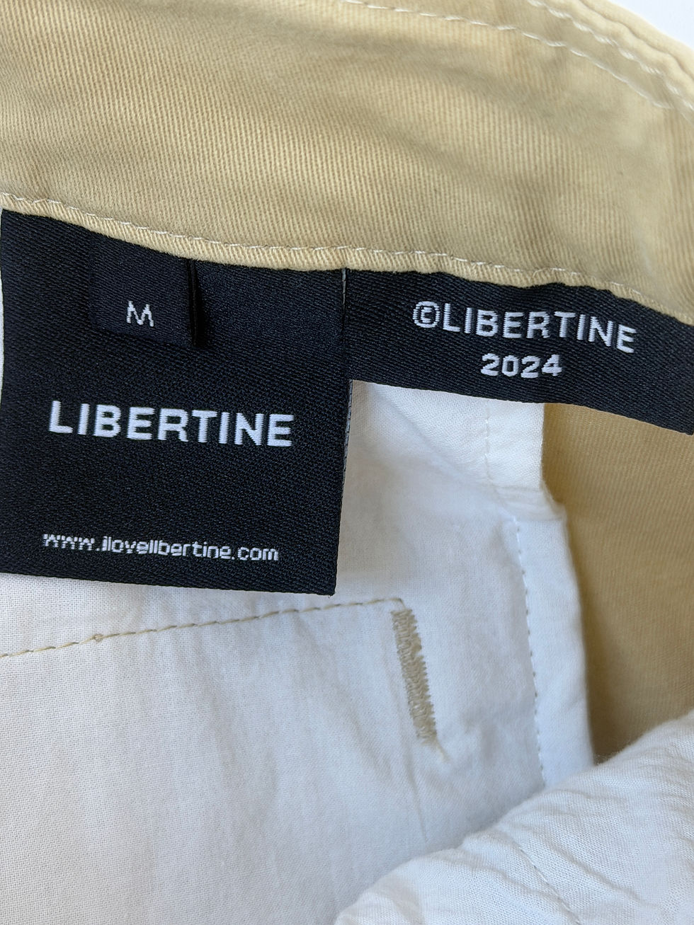 Miniatura: LIBERTINE 'Unlimited Potentials' Chino Pants Medium Khaki Glitter Printed 6
